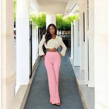 Candidly Casual Pants Pastel Pink