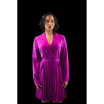 Texting Midi Dress Purple