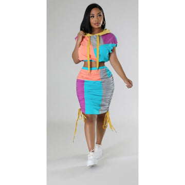 Sherbet Skirt Set Multi