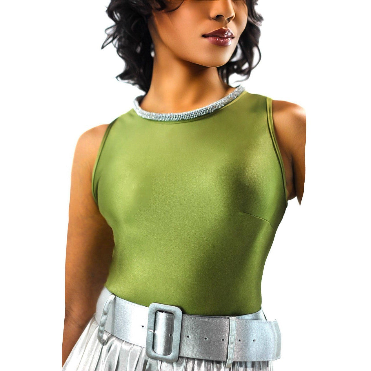 Touch of Class Bodysuit Green