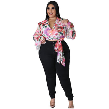 Blossom Baby Top Floral (Curvy Edition)