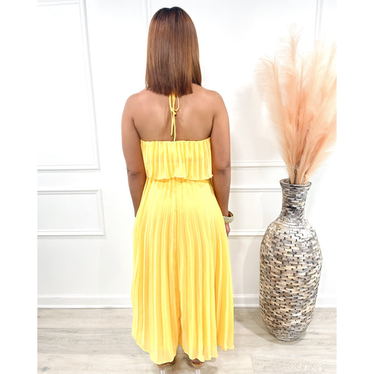 Dare to Flair Skirt Set Yellow