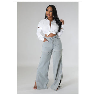 Which Way Wide Leg Pants/Shorts