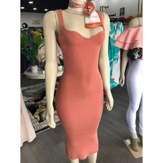 Peachy Day Dress