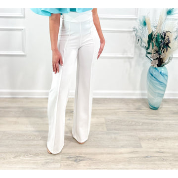 Candidly Casual Pants White